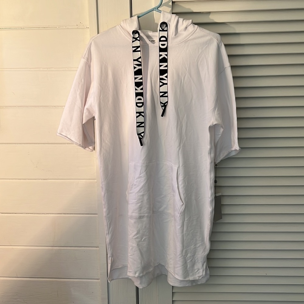 Dkny Sport Dress /Shirt white size s thick t shirt